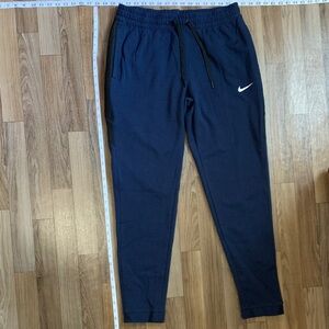 Nike Women's Blue Joggers with White Swoosh